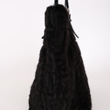 Rare Fendi Mink Zucca FF 1974 Large Roll Tote