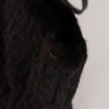 Rare Fendi Mink Zucca FF 1974 Large Roll Tote