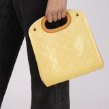 Louis Vuitton Butter Yellow Monogram Vernis Maple Drive