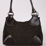 Vintage Prada 2002 Chocolate Tessuto Moon Bag