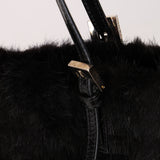 Rare Fendi Mink Zucca FF 1974 Large Roll Tote