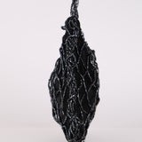 Rare Bottega Veneta Satin Beaded Net Mini Bag