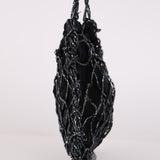 Rare Bottega Veneta Satin Beaded Net Mini Bag