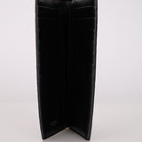 Saint Laurent Homme Croc Embossed Yen Wallet