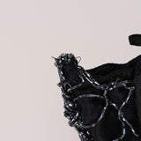 Rare Bottega Veneta Satin Beaded Net Mini Bag