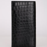Saint Laurent Homme Croc Embossed Yen Wallet
