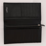Saint Laurent Homme Croc Embossed Yen Wallet