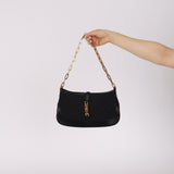 Gucci Canvas Paperclip Chain Mini Jackie