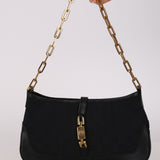 Gucci Canvas Paperclip Chain Mini Jackie