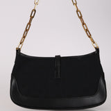 Gucci Canvas Paperclip Chain Mini Jackie