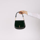 Saint Laurent Fir Leaf Patent Mini Nola Bag