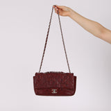 Limited Edition Chanel 2011 Calfskin Lucky Charms Embossed Large Single Flap