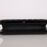 Rare Chanel 2016 Lambskin Chocolate Bar Piercing CC Studded Mini Full Flap