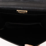 Rare Chanel 2016 Lambskin Chocolate Bar Piercing CC Studded Mini Full Flap