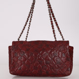 Limited Edition Chanel 2011 Calfskin Lucky Charms Embossed Large Single Flap