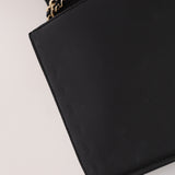 Rare Chanel 2016 Lambskin Chocolate Bar Piercing CC Studded Mini Full Flap