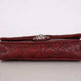 Limited Edition Chanel 2011 Calfskin Lucky Charms Embossed Large Single Flap