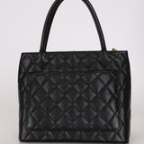 Chanel Medallion Timeless Tote Black Caviar 2005 GHW