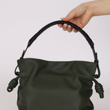Limited Edition Loewe x Suna Fujita Panda Calfskin Mini Flamenco Bag