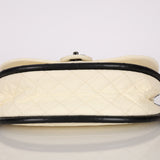 Rare Chanel 2013 Runway Blanc Lambskin Medium Hula Hoop Bag