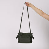 Limited Edition Loewe x Suna Fujita Panda Calfskin Mini Flamenco Bag