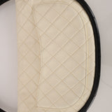 Rare Chanel 2013 Runway Blanc Lambskin Medium Hula Hoop Bag