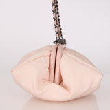 Chanel Kisslock Clutch Pink Satin Taffeta 2011 RHW