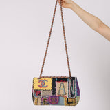 Ultra-Rare Chanel 2011 Patchwork Jumbo Single Flap Bag