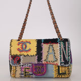 Ultra-Rare Chanel 2011 Patchwork Jumbo Single Flap Bag