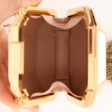 Limited Edition Louis Vuitton Alligator Minaudière Petit Bijou Clutch on Chain