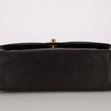 Chanel Medium Diana Black Lambskin 1996 24K GP