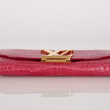 Limited Edition Louis Vuitton Grenade Alligator Louise Clutch