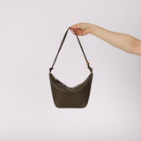 Loewe Dark Khaki Calfskin Mini Hammock Hobo