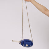 Rare Chanel 23C Runway Tennis Racquet Clutch with Chain