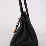 Hermès 2009 Noir Togo Retourne Birkin 25 GHW