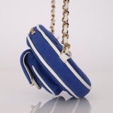 Rare Chanel 23C Runway Tennis Racquet Clutch with Chain