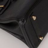 Hermès 2009 Noir Togo Retourne Birkin 25 GHW