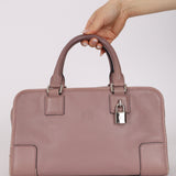 Loewe Mauve Leather Anagram Amazona 28