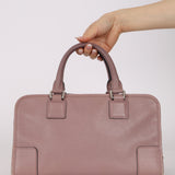 Loewe Mauve Leather Anagram Amazona 28