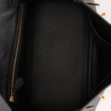 Hermès 2009 Noir Togo Retourne Birkin 25 GHW