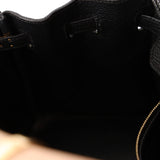 Hermès 2009 Noir Togo Retourne Birkin 25 GHW