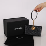 Chanel 2019 Black Lambskin Evening By The Sea Clutch