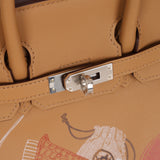 Limited Edition Hermès 2022 Biscuit Swift In and Out Birkin 25 PHW