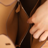Limited Edition Hermès 2022 Biscuit Swift In and Out Birkin 25 PHW