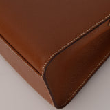Hermès 1987 Gold Courchevel Kelly Sport 20 GHW