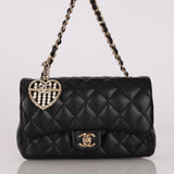 Chanel Micro Classic Double Flap Black Lambskin 2022 GHW