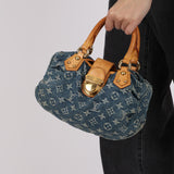 Louis Vuitton Monogram Denim Mini Pleaty Bag