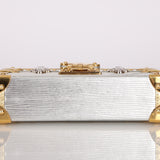 Louis Vuitton Metallic Silver Epi Petite Malle