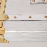 Louis Vuitton Metallic Silver Epi Petite Malle