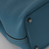 Hermès 2013 Bleu Jean Clemence Picotin 18 PHW